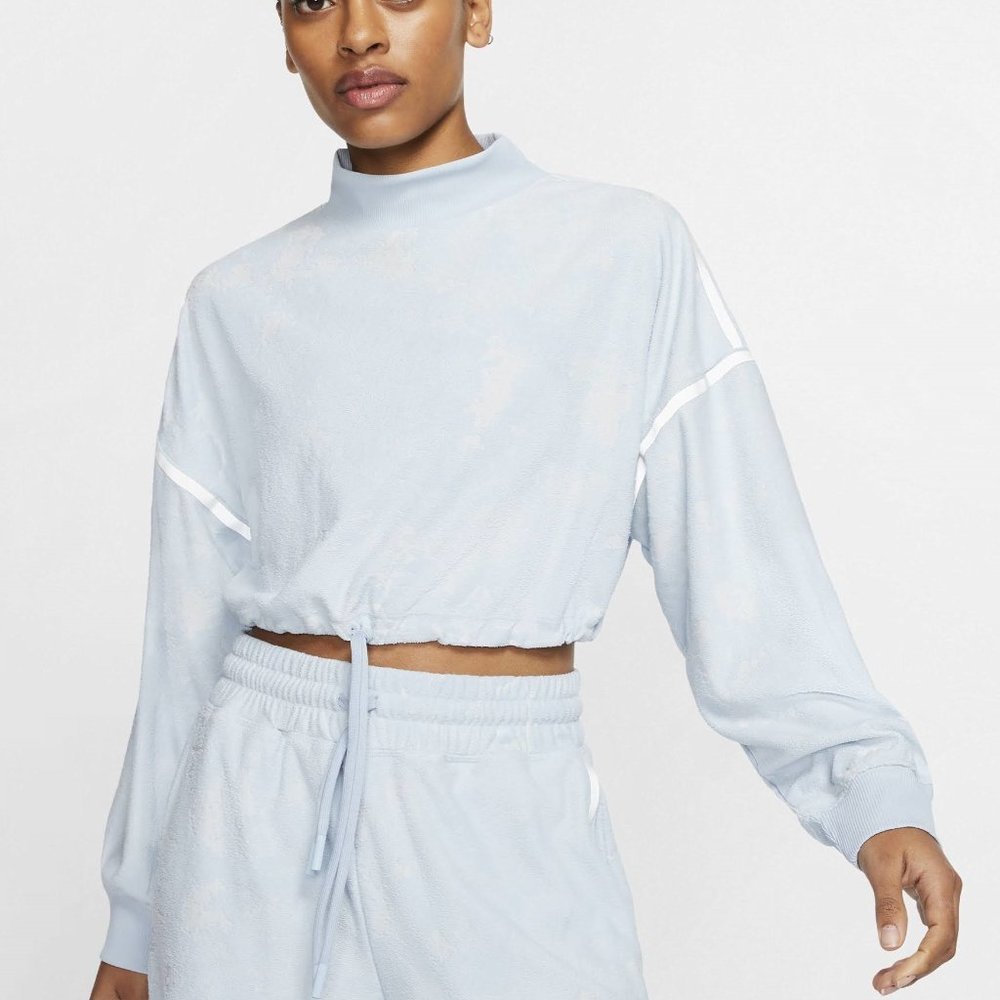 Nike City Ready Fleece Training Sweater Mock Neck Pullover Top P4329